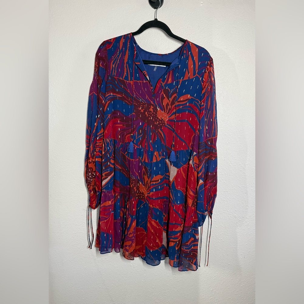 Trina Turk Cinema Tiered Floral Dress